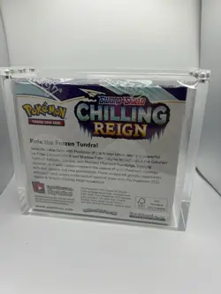 Pokemon TCG Chilling Reign Booster Box - Sealed and MINT!!! in Acrylic Case - Image 3