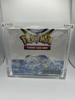 Pokemon TCG: Sword & Shield Silver Tempest Booster Box MINTY!! in Acrylic Case 820650860911 - Image 1