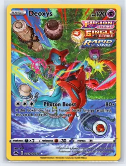 Deoxys GG12/GG70 - Pokemon Crown Zenith: Galarian Gallery - Holo Rare - NM - Image 1