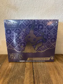 Pokemon TCG Scarlet & Violet Paldean Fates ETB Elite Trainer Box NEW Sealed - Image 1
