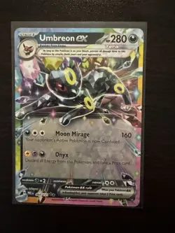 Umbreon ex - 060/131 Double Rare Pokemon TCG SV: Prismatic Evolutions NM - Image 1