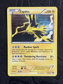Pokemon TCG Zapdos 41/99 Next Destinies Holo (English) - NM - Image 3