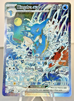Pokemon TCG Scarlet and Violet Black Star Promo Kingdra EX 131 NM - Image 1