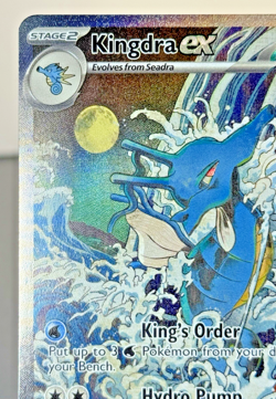 Pokemon TCG Scarlet and Violet Black Star Promo Kingdra EX 131 NM - Image 4