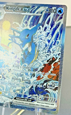 Pokemon TCG Scarlet and Violet Black Star Promo Kingdra EX 131 NM - Image 5