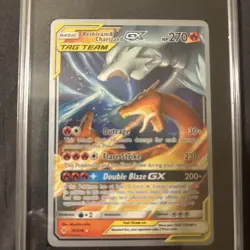 🔥2019 Pokemon World Championships Reshiram & Charizard GX #20/214 (SGC 10 GM) - Image 2