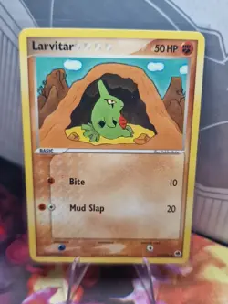 Pokemon TCG Larvitar EX Dragon Frontiers 51/101 Regular Common - Image 1