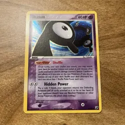 Pokemon TCG Unown EX Unseen Forces R/28 Holo Rare Basic Psychic 60HP - Image 1