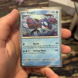 Kyogre 034/132 Cosmos Holo Mega Evolution Knock Out Collection Box Promo Pokemon - Image 3