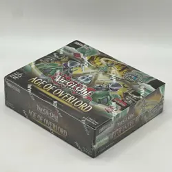 Yugioh Age of Overlord Booster Box 1st Edition Factory Sealed 24 Pack Konami 83717862918 - Image 2