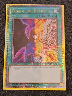 Yu-Gi-Oh! RA01-EN050 Change of Heart Quarter Century Rare 1st Ed NM - Image 1