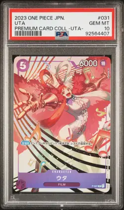 PSA 10 Uta 031 Japanese One Piece Card TCG - Image 1