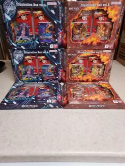 ONE PIECE ILLUSTRATION BOX VOL 5 & VOL 6~ LOT OF 6~ THREE EACH. SHIPS ASAP! - Image 1