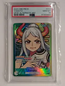 One Piece - Yamato - OP06-022 Alternate Art PSA 10 - Image 1
