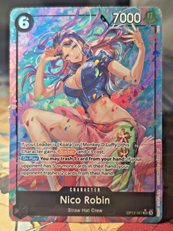 Nico Robin Alternate Art OP12-087 Legacy of the Master One Piece ccg English - Image 1