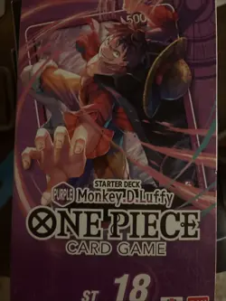 One Piece TCG English: Starter Deck -Purple Monkey.D.Luffy- [ST18] Brick only - Image 1