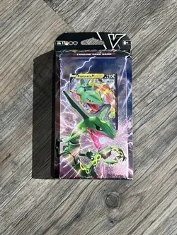 Pokemon TCG Trading Card Game V-Battle Deck Rayquaza V Sealed Theme Deck New - Image 1