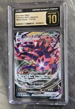 ⭐ PRISTINE CGC 10 Gem Mint ⭐ ETERNATUS VMAX Lost Origin TG22/TG30 Pokemon Card - Image 1