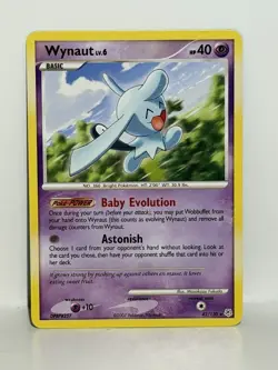 Wynaut 42/130 Pokemon Card TCG Diamond and Pearl Non Holo LP - Image 1