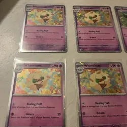 Pokemon 8 Card Lot - Cottonee 018 + Whimsicott MEP 019 - Black Star Promo - NM - Image 2