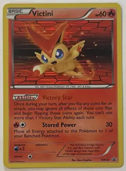 Victini BW32 Holo Pokemon Card Black & White Promos - Image 1