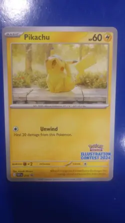 Pikachu - 214 (Illustration Contest 2024) 214 Sv: Scarlet & Violet Promo Cards - Image 1