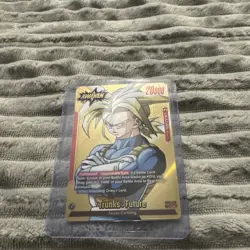 Trunks : Future SB02-001 (Gold) - Manga Booster 02 (SB02) Leader Card - Image 5