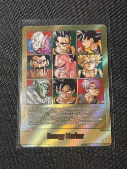 Energy Marker E-89 Gold Manga Booster 02 Dragon Ball Card English - Image 1