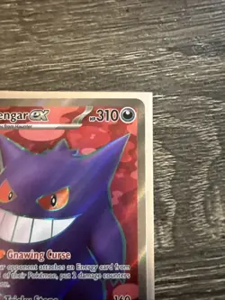 Pokemon Gengar EX Full Art Ultra Rare TCG Card Temporal Forces 193/162 - Image 2