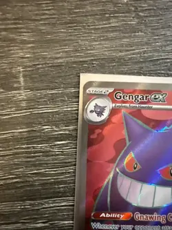 Pokemon Gengar EX Full Art Ultra Rare TCG Card Temporal Forces 193/162 - Image 3