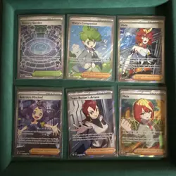 Lot Of 6 Pokemon Trainer Cards - Image 1