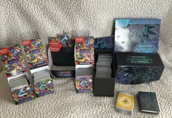 Pokemon Phantasmal Flames Card Lot. Booster Box ETB Booster Bundle OPENED - Image 1