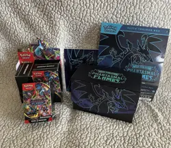 Pokemon Phantasmal Flames Card Lot. Booster Box ETB Booster Bundle OPENED - Image 2