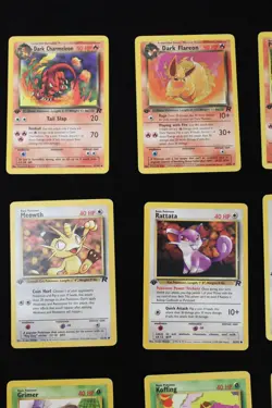 All 1st Edition Team Rocket Pokemon Card Lot - 20 cards in LP or MP condition - Image 3