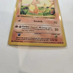 Pokemon TCG Charmander 1st Edition Base Set Shadowless Card 046/102 - Image 5