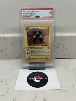 PSA 7 Magneton 9/102 Shadowless Base Set Pokemon Card NEAR MINT - Image 1