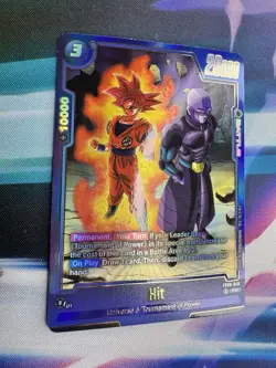 Hit FB08-040 SSG Goku Alternate Art Saiyan's Pride Dragon Ball English Card - Image 2
