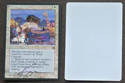 SIGNED MtG Magic Kaja Foglio Artist Proof _ Homelands _ Trade Caravan A + B_1/50 - Image 3