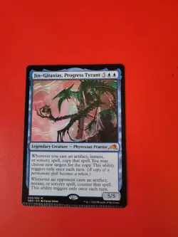 Crimped Misprint Error Jin Gitaxias Core Augur Iconic Masters Condition MTG - Image 1