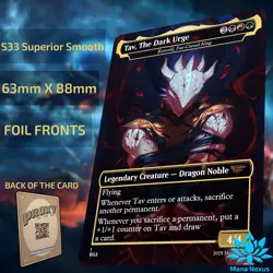 MTG - Korvold, Fae-Cursed King Alternative Art - Tav BG3 - FOIL - S33 Cardstock - Image 3