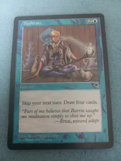 Meditate Tempest LP MTG - Image 1