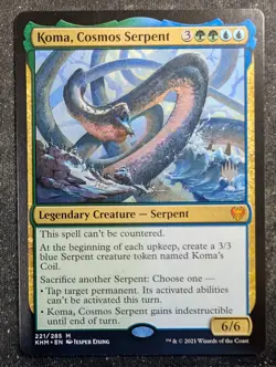 Koma, Cosmos Serpent - Promo Pack - Kaldheim (MTG) - Image 1