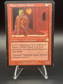 MTG x1 Squee, Goblin Nabob, Mercadian Masque (MMQ) Rare (MP) - Image 1