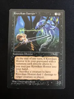 1 x Krovikan Horror(NM) - Alliances - MTG - Image 1