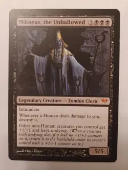 MTG Mikaeus, the Unhallowed N/M Dark Ascension Mythic Rare - Image 1