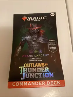 MTG Grand Larceny Commander Deck Outlaws of Thunder Junction New Sealed - Image 1