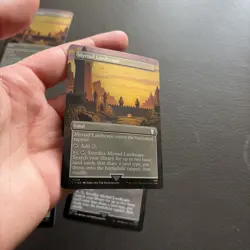 SET OF 2 Foil 2 Standard - Myriad Landscape (Borderless) MTG LOTR - Image 5