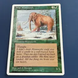 War Mammoth - 4th Edition Core Set - Magic the Gathering MTG - Image 2