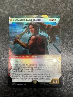 MTG: Kassandra, Eagle Bearer ⭐ Textured Foil ⭐ Assassin's Creed # 0148 - Image 1