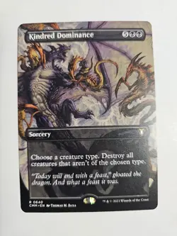 Kindred Dominance Mtg (Borderless) 640 Commander Masters NM - Image 1